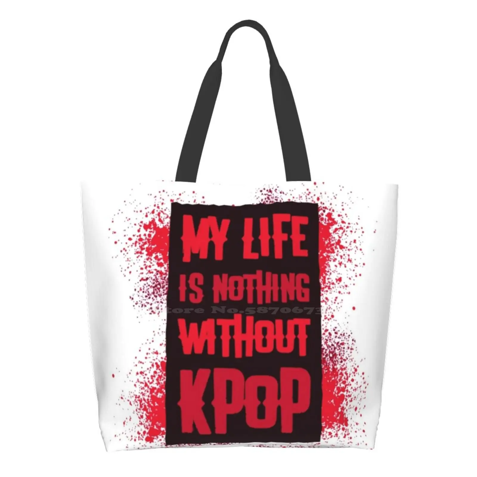 Женская сумка для покупок Kpop Life, большая сумка-тоут для девушек, забавная кпоп-шутка с текстом, корейский поп-музыка, K-Pop Милая фанадон
Женская сумка для покупок Kpop Life, большая сумка-тоут для девушек, забавная кпоп-шутка с текстом, корейский поп-музыка, K-Pop Милая фанадон
