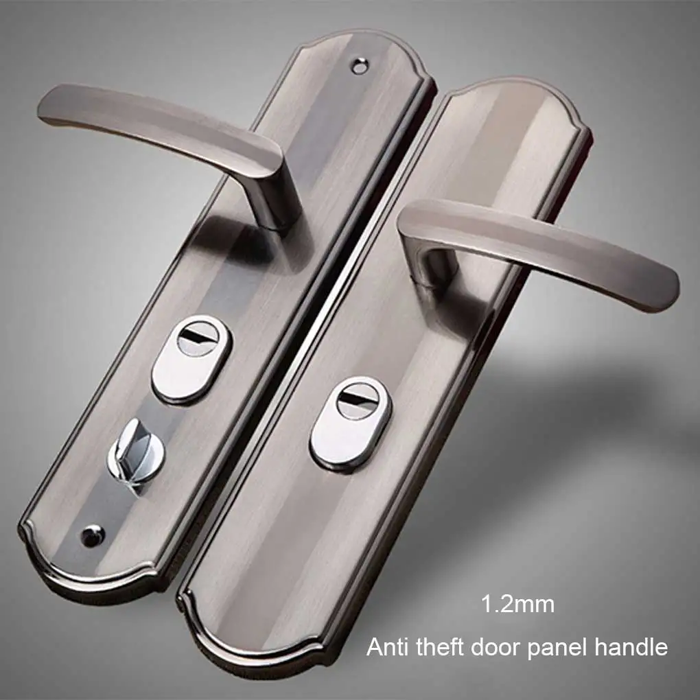 1 Pair Security Door Handle Entry Lever Stainless Steel Household Interior Replacement Lock Panel Conference Room Apartment
1 Pair Security Door Handle Entry Lever Stainless Steel Household Interior Replacement Lock Panel Conference Room Apartment