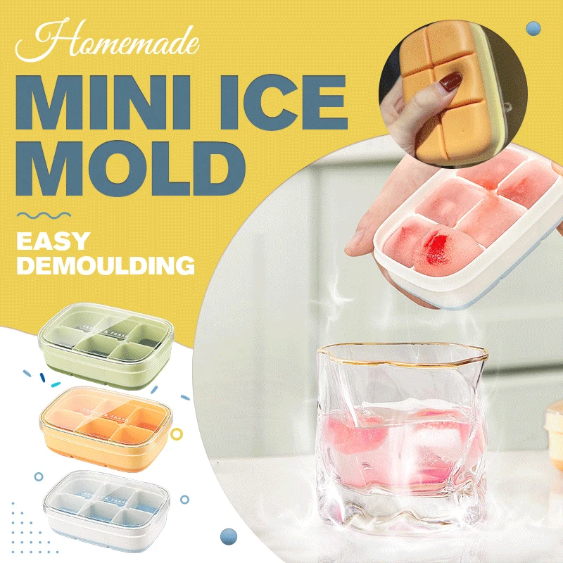 6 Grids Homemade Mini Ice Mold Mini Bread Ice Cube Box Square Shape Ice Cube Mold Fruit Ice Cube Maker Kitchen Tools Silicone
6 Grids Homemade Mini Ice Mold Mini Bread Ice Cube Box Square Shape Ice Cube Mold Fruit Ice Cube Maker Kitchen Tools Silicone