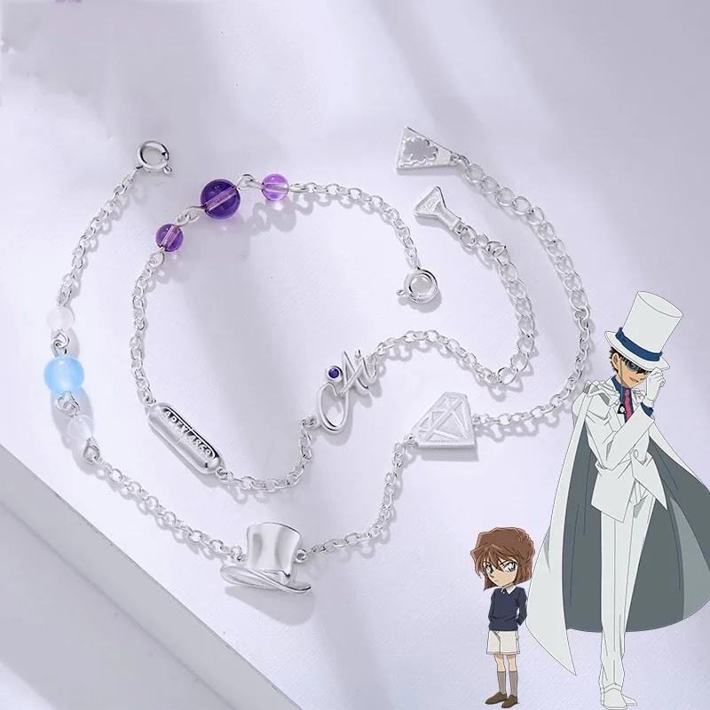 Detective Conan Cos Bracelet Anime New Trendy Bracelet Cross Jewelry Shinichi Ai Kid Action Figure Gift Bracelets For Women Men
Detective Conan Cos Bracelet Anime New Trendy Bracelet Cross Jewelry Shinichi Ai Kid Action Figure Gift Bracelets For Women Men