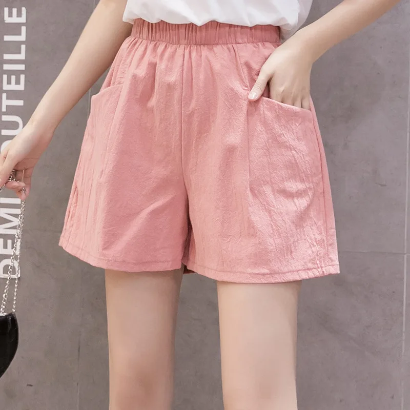 2020 New Fashion Female Wide Leg Trousers Casual Loose Cotton Linen Women Shorts one
2020 New Fashion Female Wide Leg Trousers Casual Loose Cotton Linen Women Shorts one