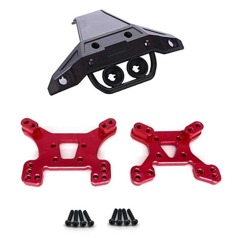 1 Set 144001 Part Front And Rear Shock Tower Board Set, Red & 1 Pcs 15-SJ04 RC Truck Spare Parts Front Bumper Block
1 Set 144001 Part Front And Rear Shock Tower Board Set, Red & 1 Pcs 15-SJ04 RC Truck Spare Parts Front Bumper Block