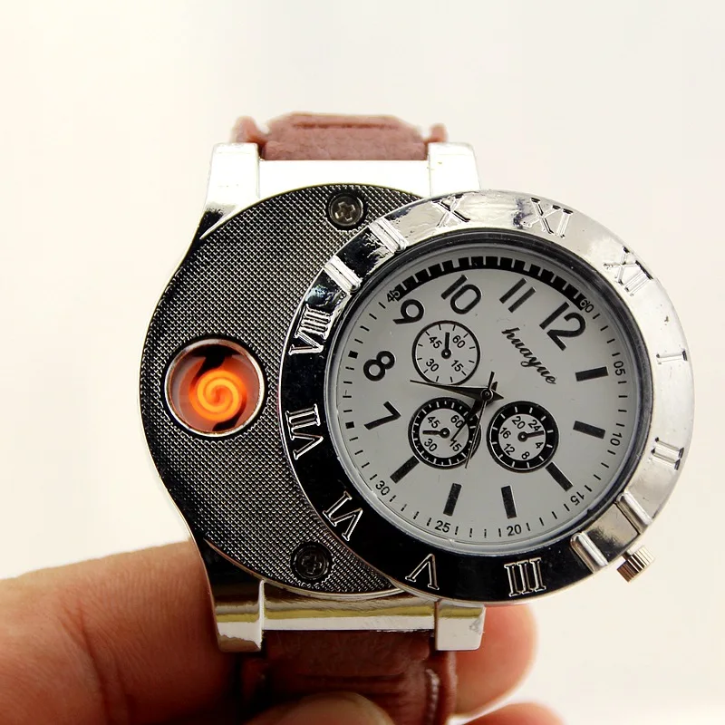 USB Rechargeable Watch Cigarette Lighter Charging Environmental Protection Lighter Smoking Accessories Fashionable and Cool
USB Rechargeable Watch Cigarette Lighter Charging Environmental Protection Lighter Smoking Accessories Fashionable and Cool