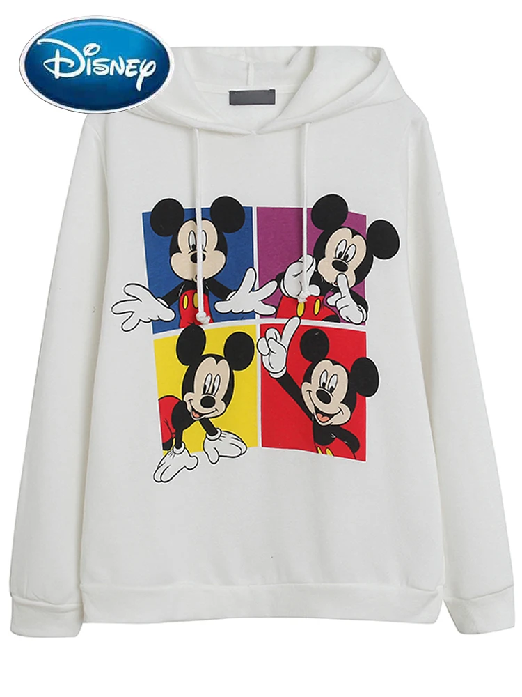 Disney Fleece Hooded Sweatshirt Casual Mickey Mouse Cartoon Print Fashion Women Hoodies VELOUR Jumper Jacket Tops White Femme
Disney Fleece Hooded Sweatshirt Casual Mickey Mouse Cartoon Print Fashion Women Hoodies VELOUR Jumper Jacket Tops White Femme