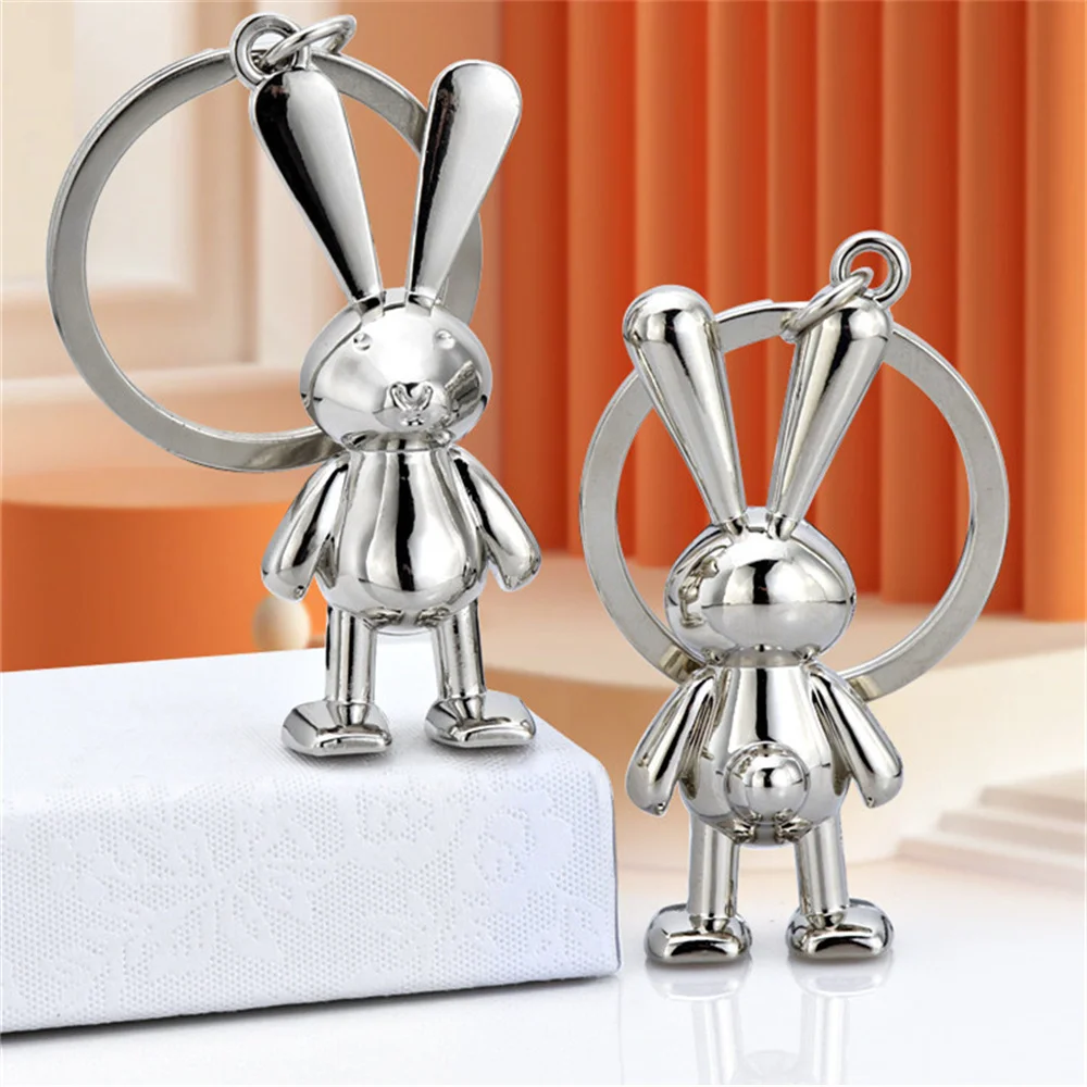 New Animal Bunny Key Chain Bag Ornament Rabbit Keychain Fob Metal Texture 3d Diy Metal Pendant Key Ring 2023 New Year Gift
New Animal Bunny Key Chain Bag Ornament Rabbit Keychain Fob Metal Texture 3d Diy Metal Pendant Key Ring 2023 New Year Gift
