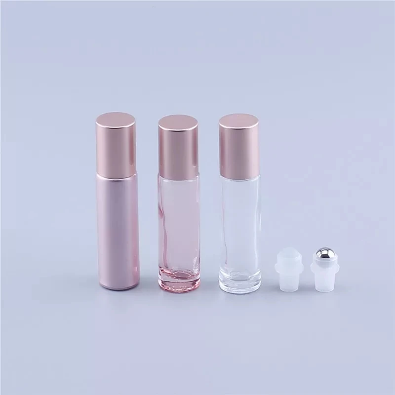 10ml Pink Rose Gold Essential Oil Bottle Container Roll On Glass Roller Perfume Bottle with Roller Ball Cosmetics Packaging
10ml Pink Rose Gold Essential Oil Bottle Container Roll On Glass Roller Perfume Bottle with Roller Ball Cosmetics Packaging