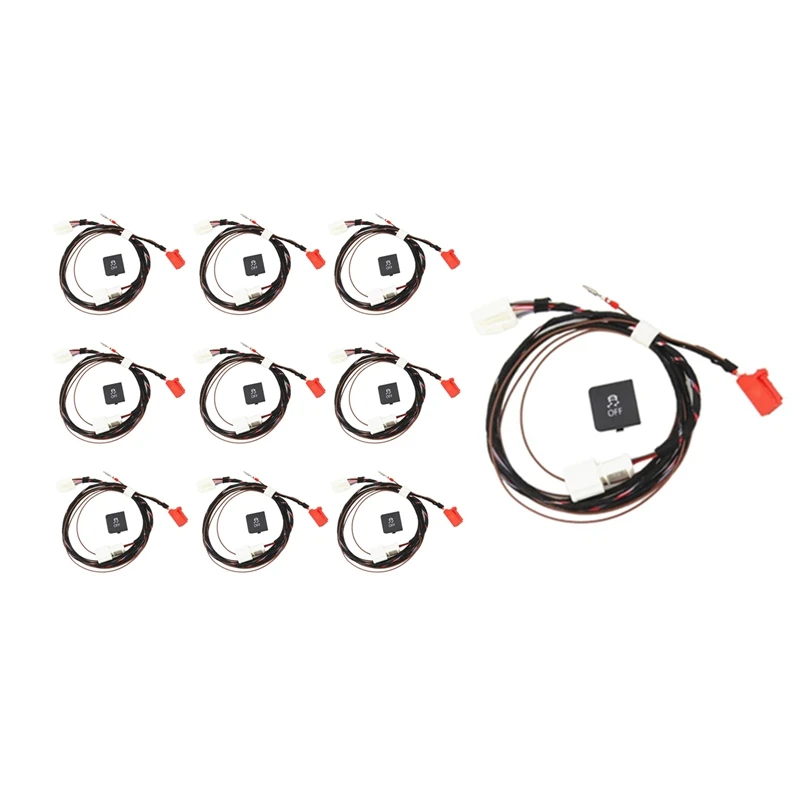 10 Set Traction Control ESP OFF ASR Switch Button With Cable Harness Plug 1KD927117 For Golf MK6 Jetta 5 MK5 6
10 Set Traction Control ESP OFF ASR Switch Button With Cable Harness Plug 1KD927117 For Golf MK6 Jetta 5 MK5 6