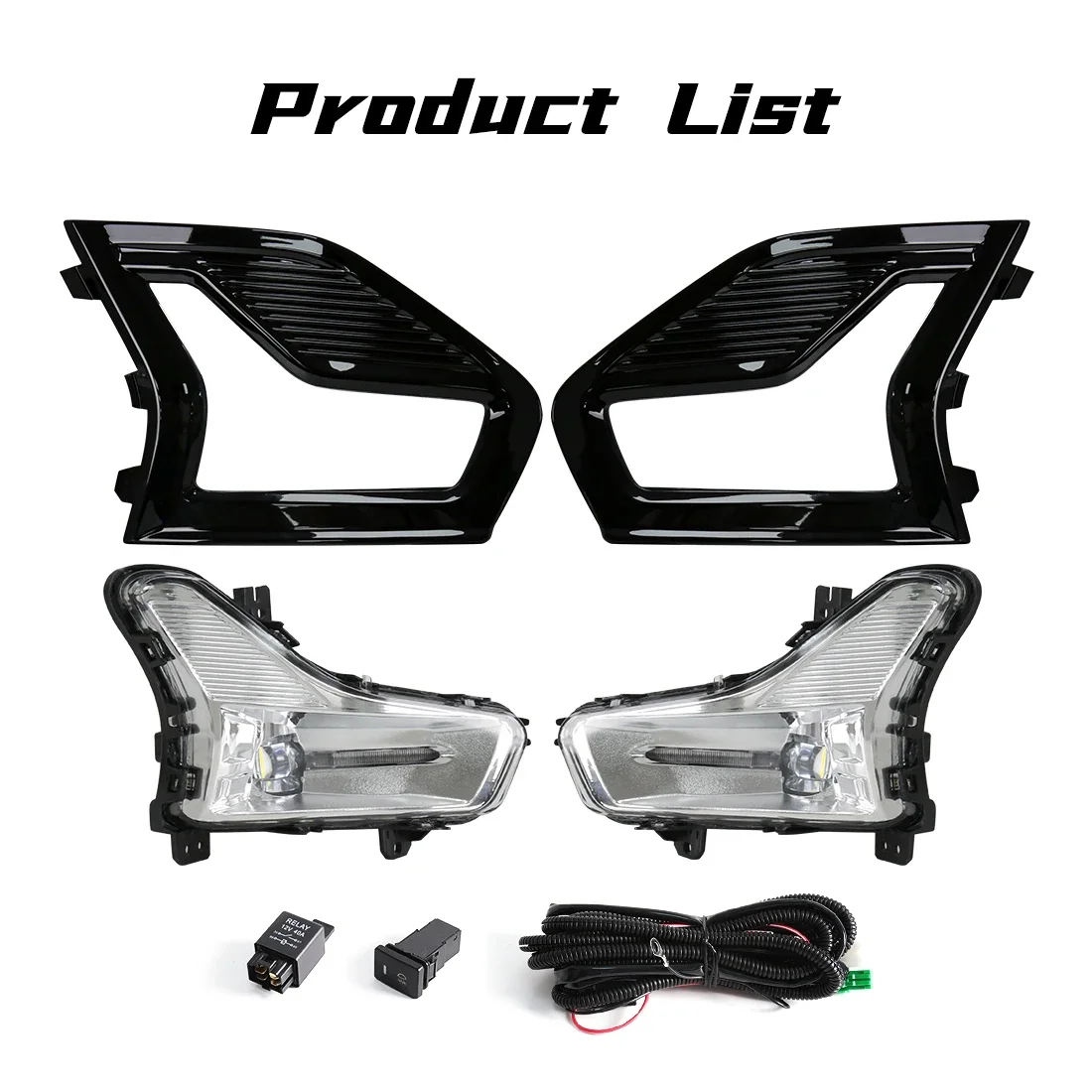 Светодиодные противотуманные фары для Ford Mondeo Fusion 2019 2020, дневные ходовые огни DRL, автомобильные передние фары дневного света, рамка, переключатель провода 12 В
Светодиодные противотуманные фары для Ford Mondeo Fusion 2019 2020, дневные ходовые огни DRL, автомобильные передние фары дневного света, рамка, переключатель провода 12 В