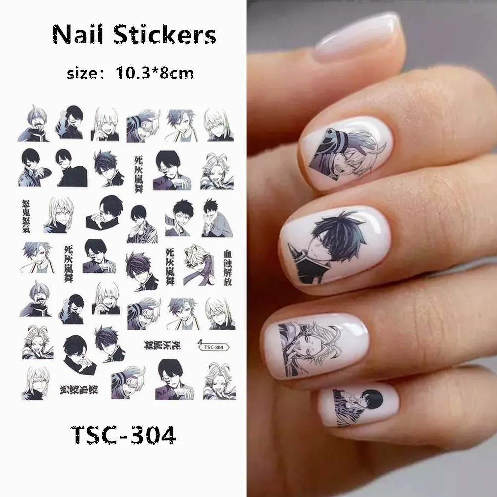 TSC series TSC-304 Japanese manga 3D Back glue Self-adhesive Nail art Nail sticker decoration tool Sliders For Nail Decals
TSC series TSC-304 Japanese manga 3D Back glue Self-adhesive Nail art Nail sticker decoration tool Sliders For Nail Decals