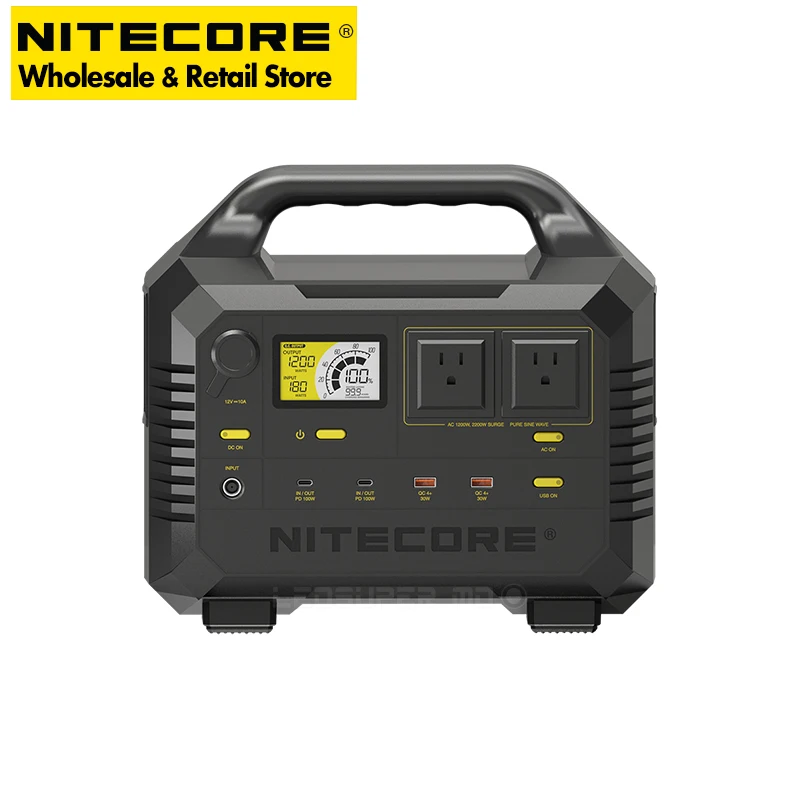 Внешний аккумулятор NITECORE NES1200 высокой емкости для хранения энергии, 348000 Вт · ч/мА · ч, портативная внешняя электростанция
Внешний аккумулятор NITECORE NES1200 высокой емкости для хранения энергии, 348000 Вт · ч/мА · ч, портативная внешняя электростанция