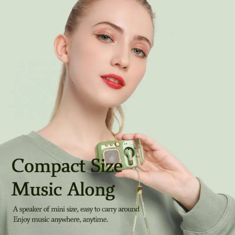 Portable Fm Radio Wireless Speaker Bluetooth 5.0 Plug-in Card Radio Waterproof Speaker Earphones Women Gift Vintage Small Audio
Portable Fm Radio Wireless Speaker Bluetooth 5.0 Plug-in Card Radio Waterproof Speaker Earphones Women Gift Vintage Small Audio