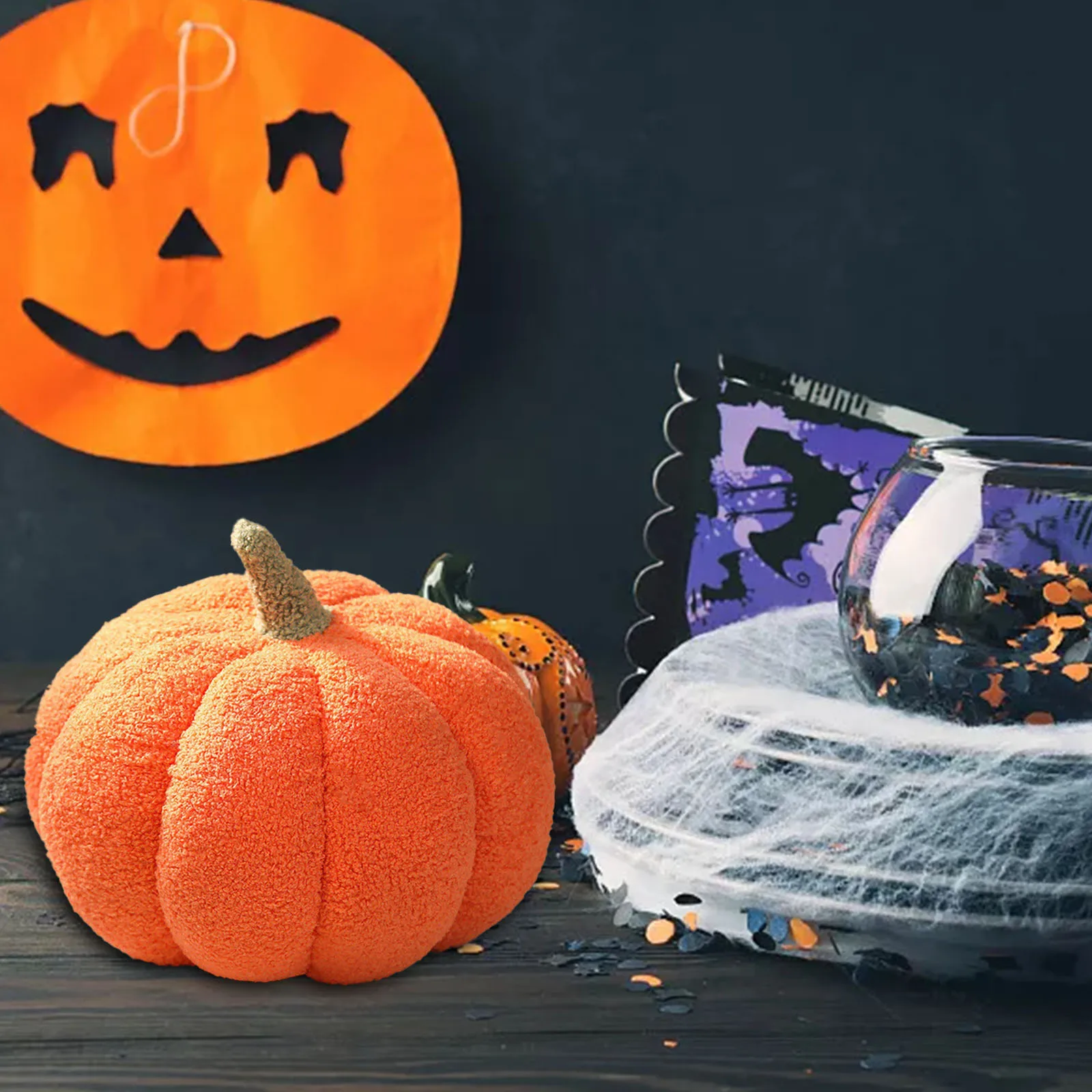 20cm Pumpkin Throw Pillow Special-shaped Sofa Cushion Plush Toy Children Plush Toys Gift Halloween Home Decoration
20cm Pumpkin Throw Pillow Special-shaped Sofa Cushion Plush Toy Children Plush Toys Gift Halloween Home Decoration