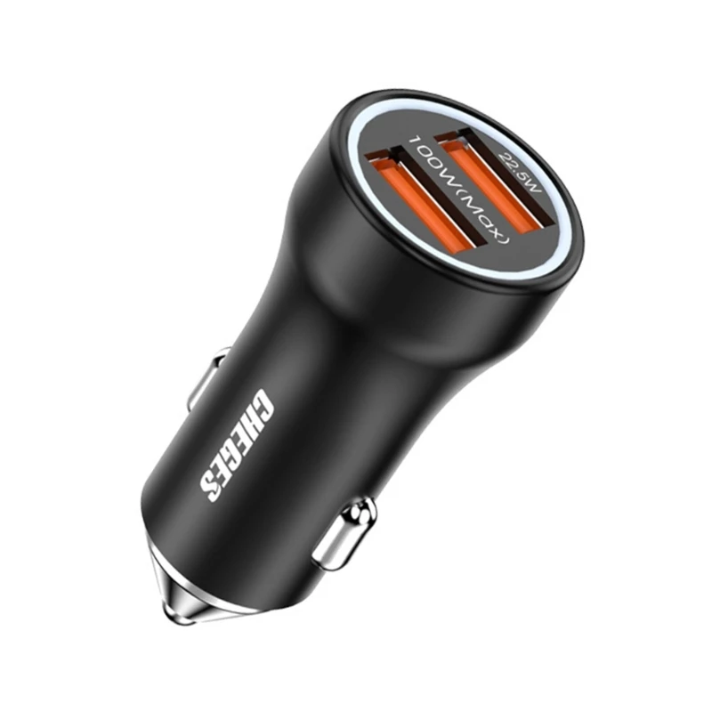 Dual USB Car 100W 12-24V Fast Charging Adapter for Galaxy Note 20/10 S21/20/10 14 13 12 11 Phone Tablet
Dual USB Car 100W 12-24V Fast Charging Adapter for Galaxy Note 20/10 S21/20/10 14 13 12 11 Phone Tablet