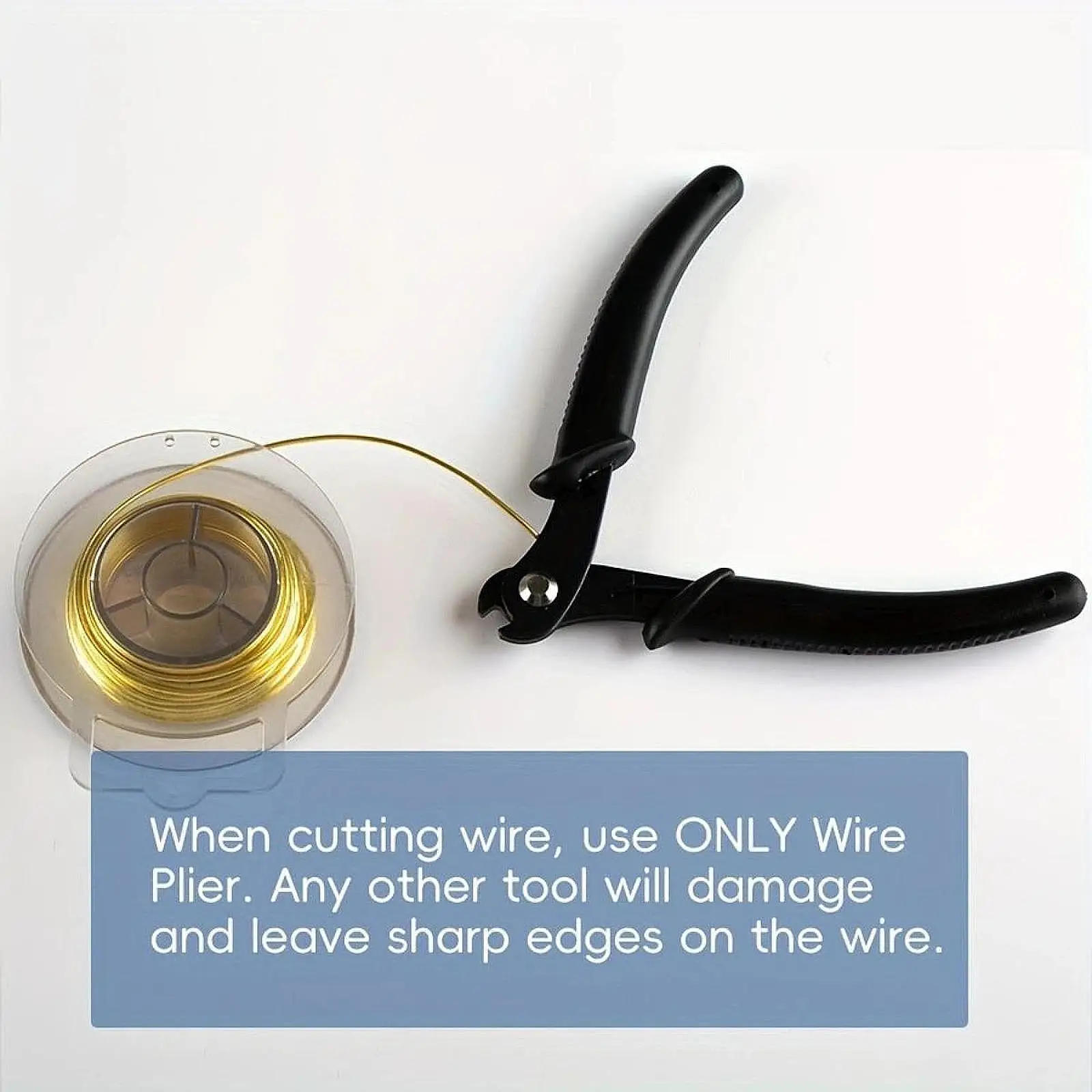 Плоскогубцы для резки проволоки с эффектом памяти из углеродистой стали для хобби, инструмент для работы, изготовление бисера
Плоскогубцы для резки проволоки с эффектом памяти из углеродистой стали для хобби, инструмент для работы, изготовление бисера