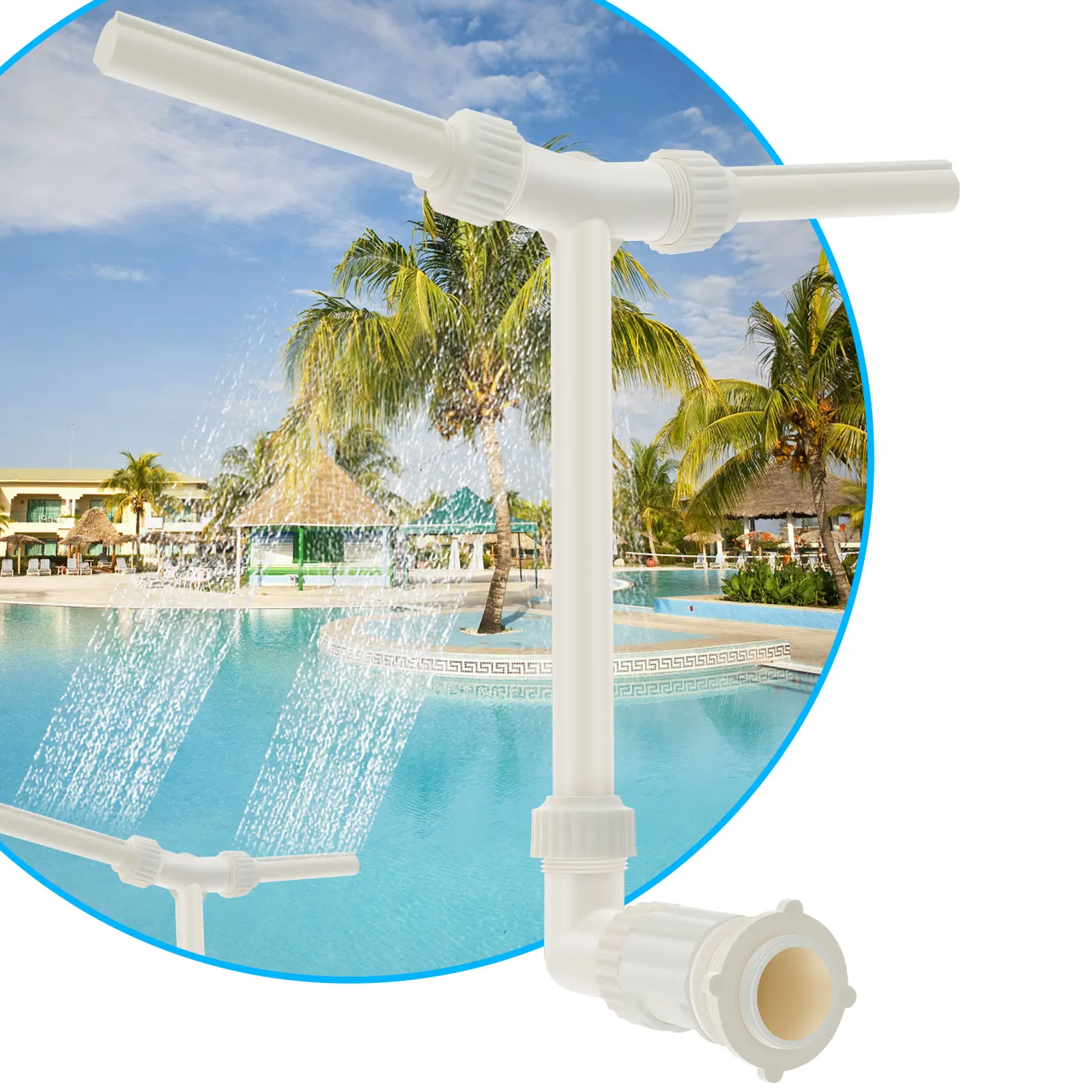 Dual Spray Water Fountain Adjustable Waterfall Pool Sprinkler Creative Swimming Pool Sprayer Fountain Funny Swimming Pool
Dual Spray Water Fountain Adjustable Waterfall Pool Sprinkler Creative Swimming Pool Sprayer Fountain Funny Swimming Pool
