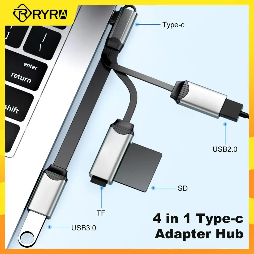 Многофункциональная док-станция RYRA 4 в 1, портативная usb-концентратор 3,0 Type-c, адаптер, разветвитель, концентратор высокоскоростной передачи ...
Многофункциональная док-станция RYRA 4 в 1, портативная usb-концентратор 3,0 Type-c, адаптер, разветвитель, концентратор высокоскоростной передачи ...