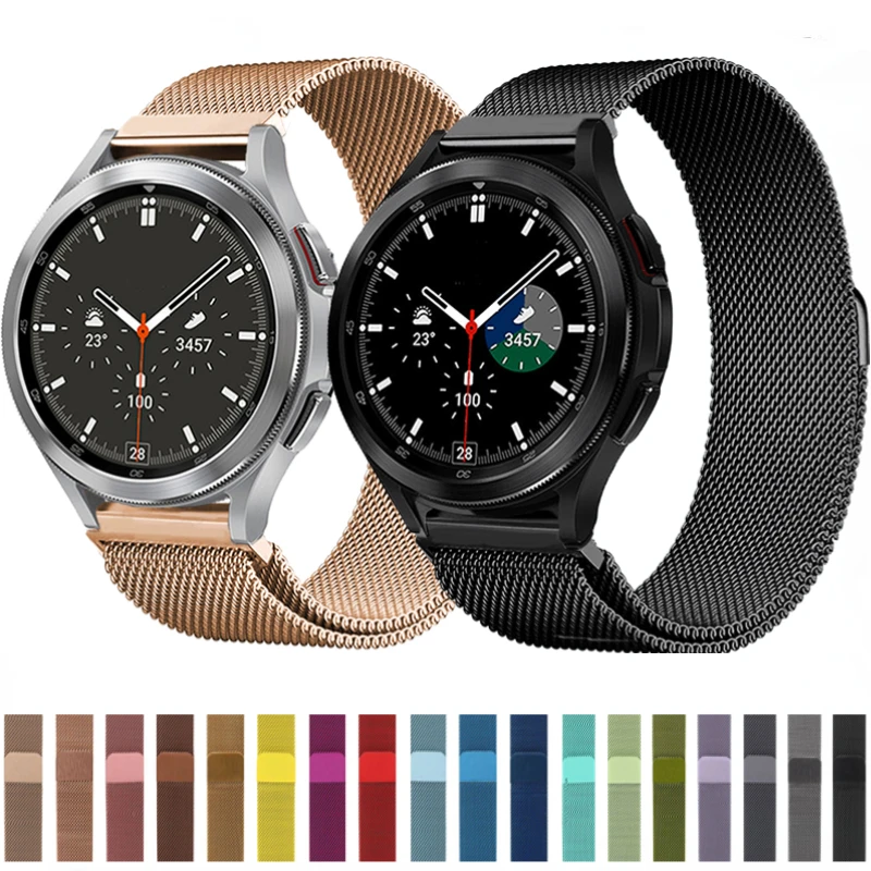 20mm 22mm Metal Strap For Samsung Watch 5/4/3 40mm 41mm 44mm/Amazfit GTS/GTR/bip Bracelet band Huawei Watch 3/GT3-2 Pro Correa
20mm 22mm Metal Strap For Samsung Watch 5/4/3 40mm 41mm 44mm/Amazfit GTS/GTR/bip Bracelet band Huawei Watch 3/GT3-2 Pro Correa