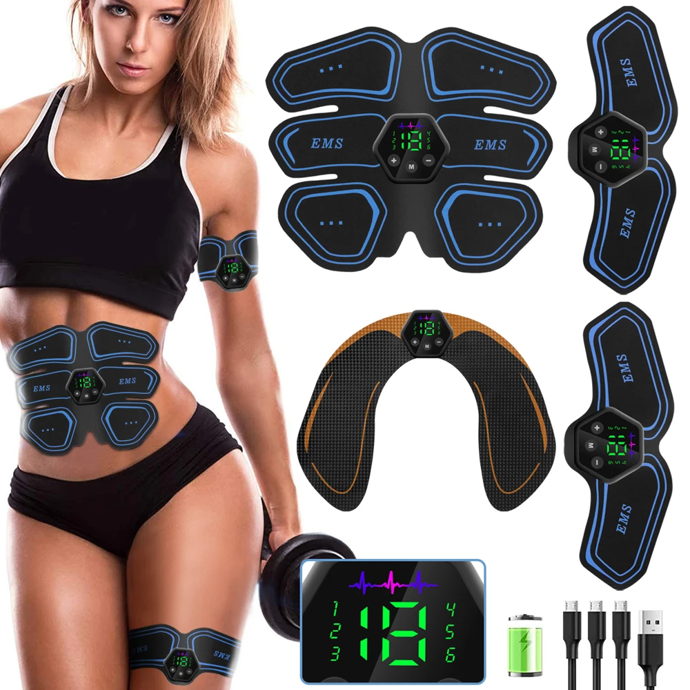 Muscle Stimulator EMS Abdominal Hip Trainer LCD Display Toner USB Abs Fitness Training Home Gym Body Slimming Waist Trainer
Muscle Stimulator EMS Abdominal Hip Trainer LCD Display Toner USB Abs Fitness Training Home Gym Body Slimming Waist Trainer