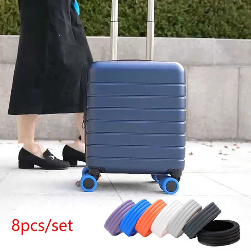 8Pcs Luggage Wheels Protector Silicone Luggage Accessories Wheels Cover For Most Luggage Reduce Noise For Travel Luggage
8Pcs Luggage Wheels Protector Silicone Luggage Accessories Wheels Cover For Most Luggage Reduce Noise For Travel Luggage