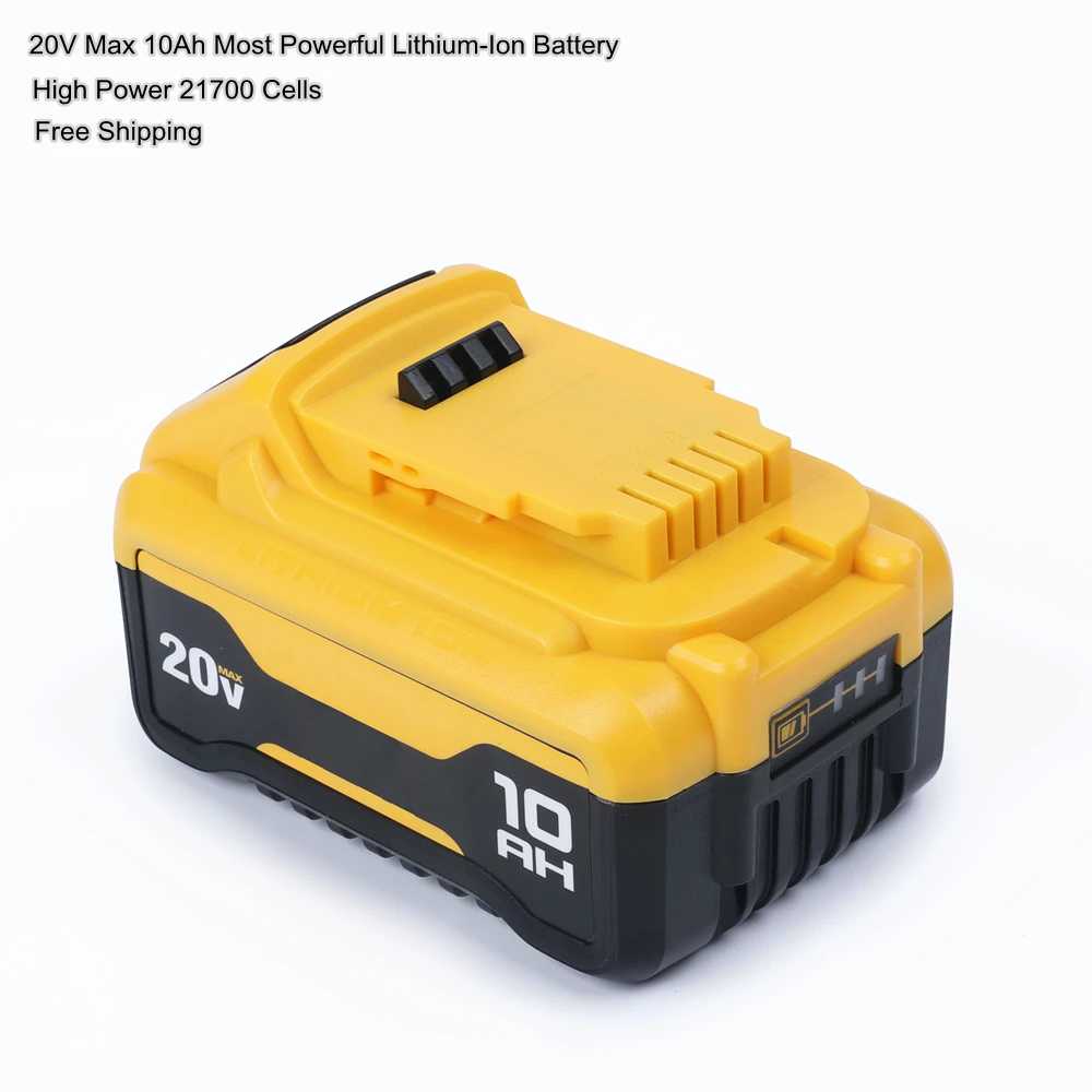 MXNNPOO Новый 20 V 10.0Ah литий-ионный аккумулятор для DCB210 для Dewalt 20 Вольт макс беспроводной Электроинструмент дрели, бесплатная доставка
MXNNPOO Новый 20 V 10.0Ah литий-ионный аккумулятор для DCB210 для Dewalt 20 Вольт макс беспроводной Электроинструмент дрели, бесплатная доставка