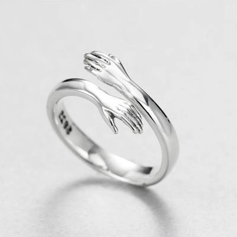 Simple, Fashionable, Adjustable, Neutral Ring, Delicate Korean Romantic, Two Handed Embracing Ring, Engagement Gift Jewelry
Simple, Fashionable, Adjustable, Neutral Ring, Delicate Korean Romantic, Two Handed Embracing Ring, Engagement Gift Jewelry