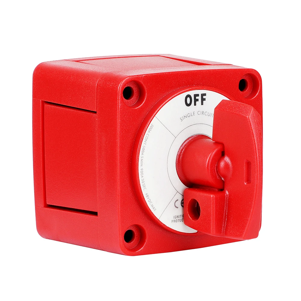 

Single Circuit Switch Waterproof M-Series Mini 12-48V 100-300A RV Car Boat Battery Selector Isolator Disconnect Switches