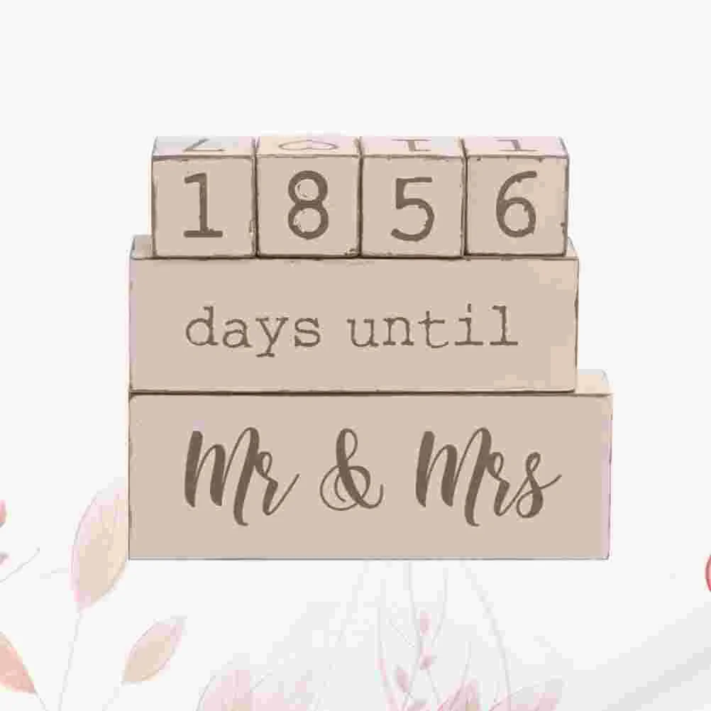 1Pc Countdown Calendar Desktop Decoration Wooden Calendar Calendar Crafts DIY Calendar for Room Office Home
1Pc Countdown Calendar Desktop Decoration Wooden Calendar Calendar Crafts DIY Calendar for Room Office Home
