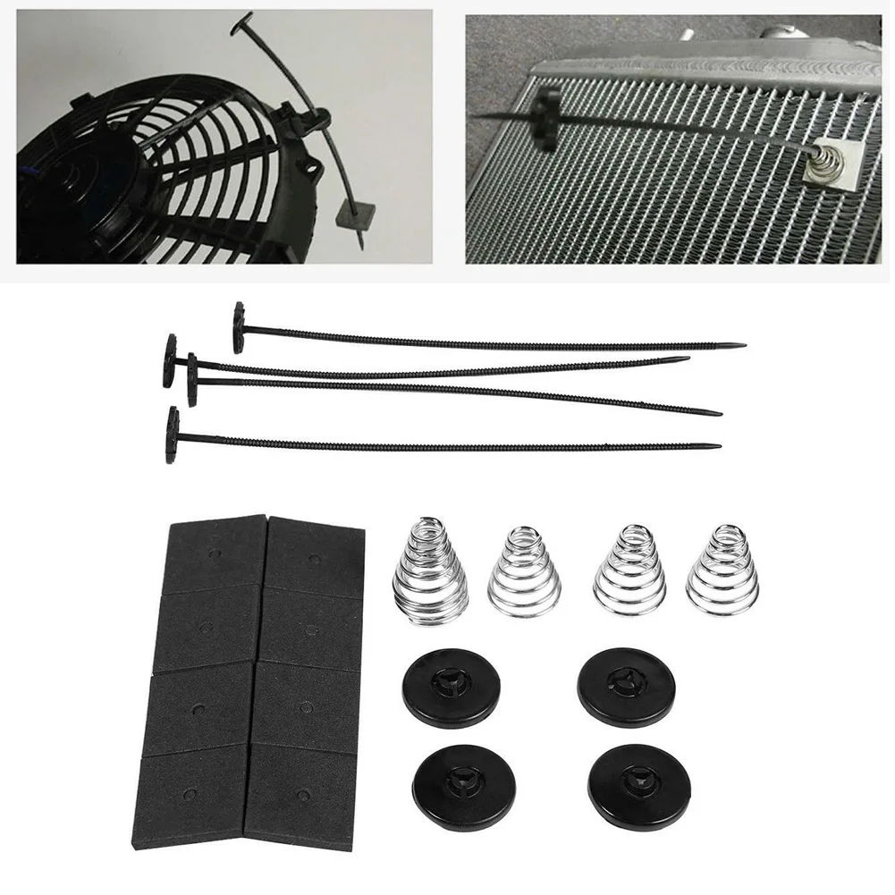 1 Set Car Electric Radiator Fan Mounting Kit Plastic Ties Straps Metal+Plastic Universal Fan Mounting Kit Car Accessory
1 Set Car Electric Radiator Fan Mounting Kit Plastic Ties Straps Metal+Plastic Universal Fan Mounting Kit Car Accessory