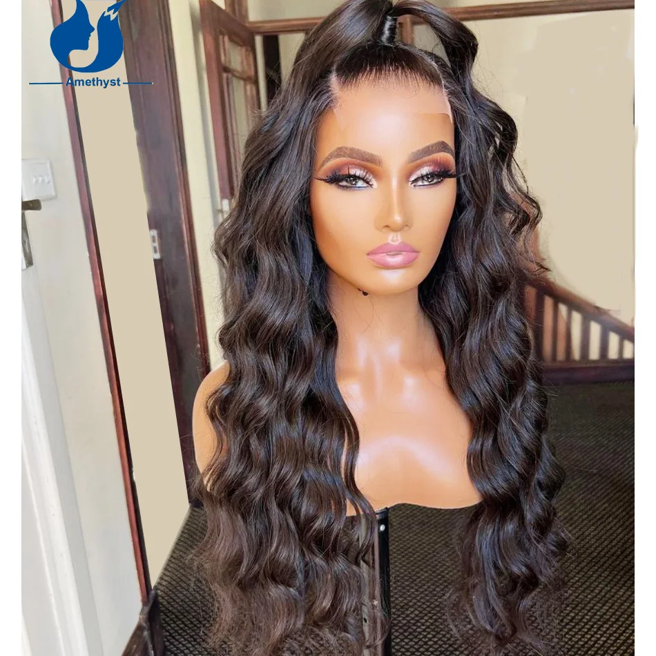 Amethyst Brazilian Remy Lace Front Human Hair Wigs For Black Women 5.5X4.5 PU Silk Base Lace Closure Wig Deep Wave With Babyhair
Amethyst Brazilian Remy Lace Front Human Hair Wigs For Black Women 5.5X4.5 PU Silk Base Lace Closure Wig Deep Wave With Babyhair