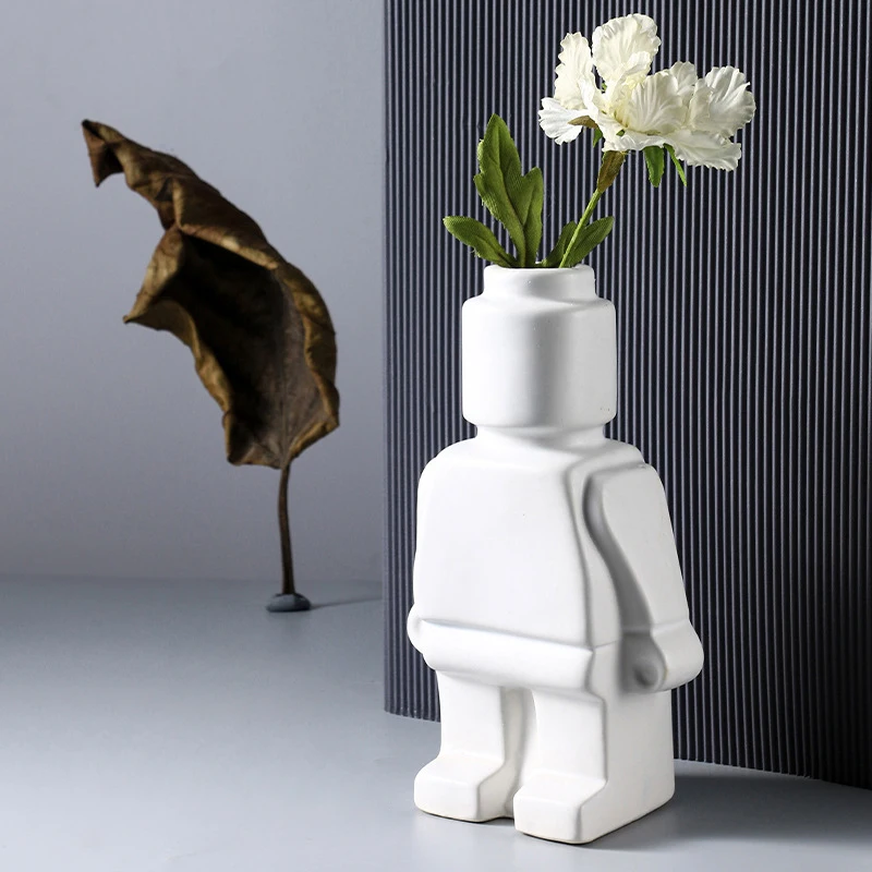VIP Home Room Decor,Table Decoration,Ceramic Whiteware Ornaments,Robot Sculpt Figurines Artificial Flower,Vase
VIP Home Room Decor,Table Decoration,Ceramic Whiteware Ornaments,Robot Sculpt Figurines Artificial Flower,Vase