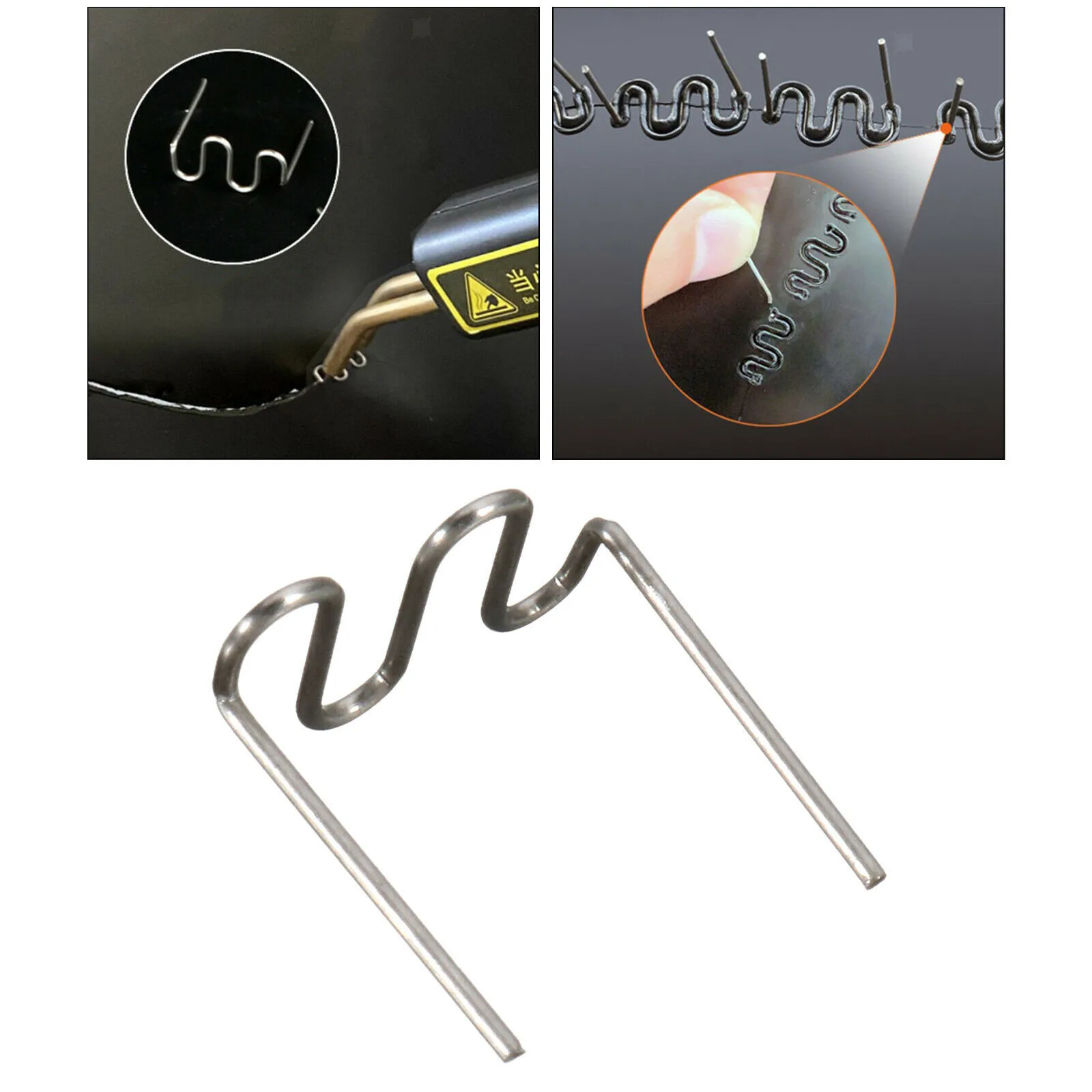500Pcs Hot Stapler Plastic Repair Standard Pre Cut Wave Staples Bumper Bodywork Repairs 0.8mm Wave Staples Stainless Steel
500Pcs Hot Stapler Plastic Repair Standard Pre Cut Wave Staples Bumper Bodywork Repairs 0.8mm Wave Staples Stainless Steel