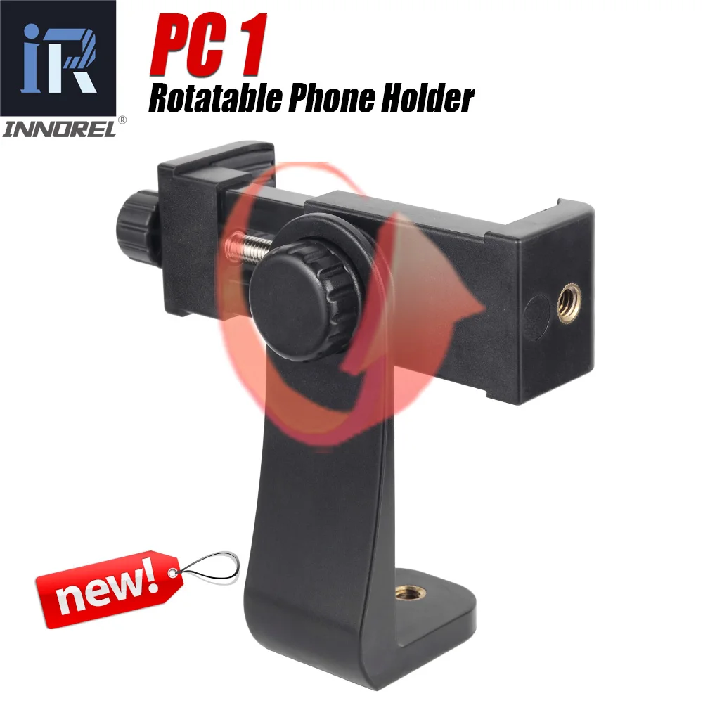 Вращающийся на 360 ° держатель для телефона INNOREL PC1 для iPhone, сотового телефона Android, селфи-палки, подставки для камеры, штатива, с винтом 1/4 дюйма
Вращающийся на 360 ° держатель для телефона INNOREL PC1 для iPhone, сотового телефона Android, селфи-палки, подставки для камеры, штатива, с винтом 1/4 дюйма
