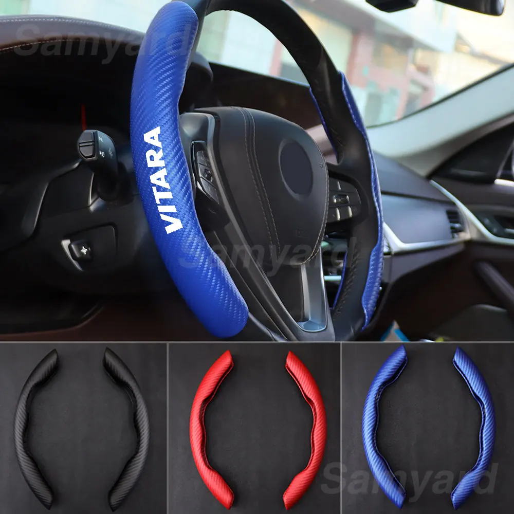1Pair Carbon Fiber Look Car Steering Wheel Booster Cover Protector For Suzuki Jimny Samurai Swift Sx4 Vitara
1Pair Carbon Fiber Look Car Steering Wheel Booster Cover Protector For Suzuki Jimny Samurai Swift Sx4 Vitara