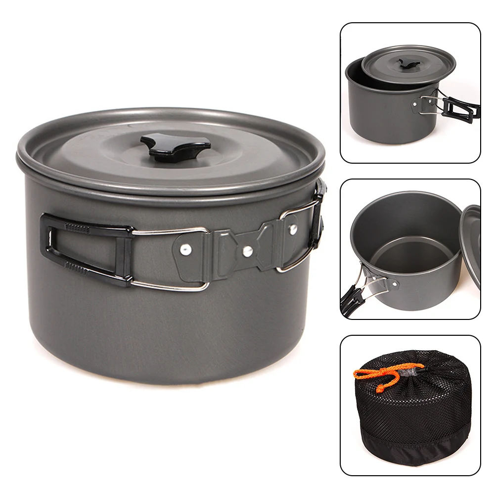 Outdoor Camping Non-Stick Pots Portable Picnic Pot For Travel Picnic Hiking For Outdoor Activities Such As Camping
Outdoor Camping Non-Stick Pots Portable Picnic Pot For Travel Picnic Hiking For Outdoor Activities Such As Camping