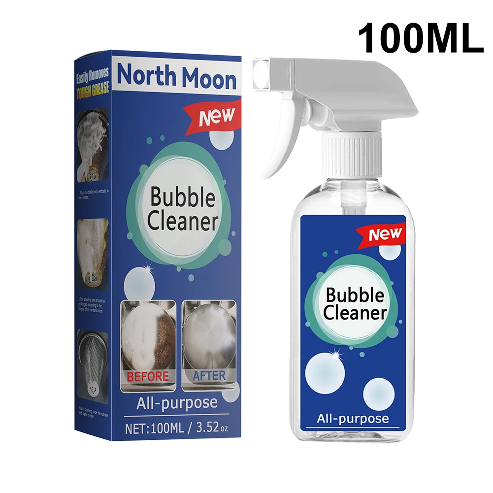 100ML Foam Cleaner Kitchen Grease Cleaner Stain Remover Multi-Purpose Dirt Oil Cleaning Bubble Spray Kitchen Home Cleaning Produ
100ML Foam Cleaner Kitchen Grease Cleaner Stain Remover Multi-Purpose Dirt Oil Cleaning Bubble Spray Kitchen Home Cleaning Produ