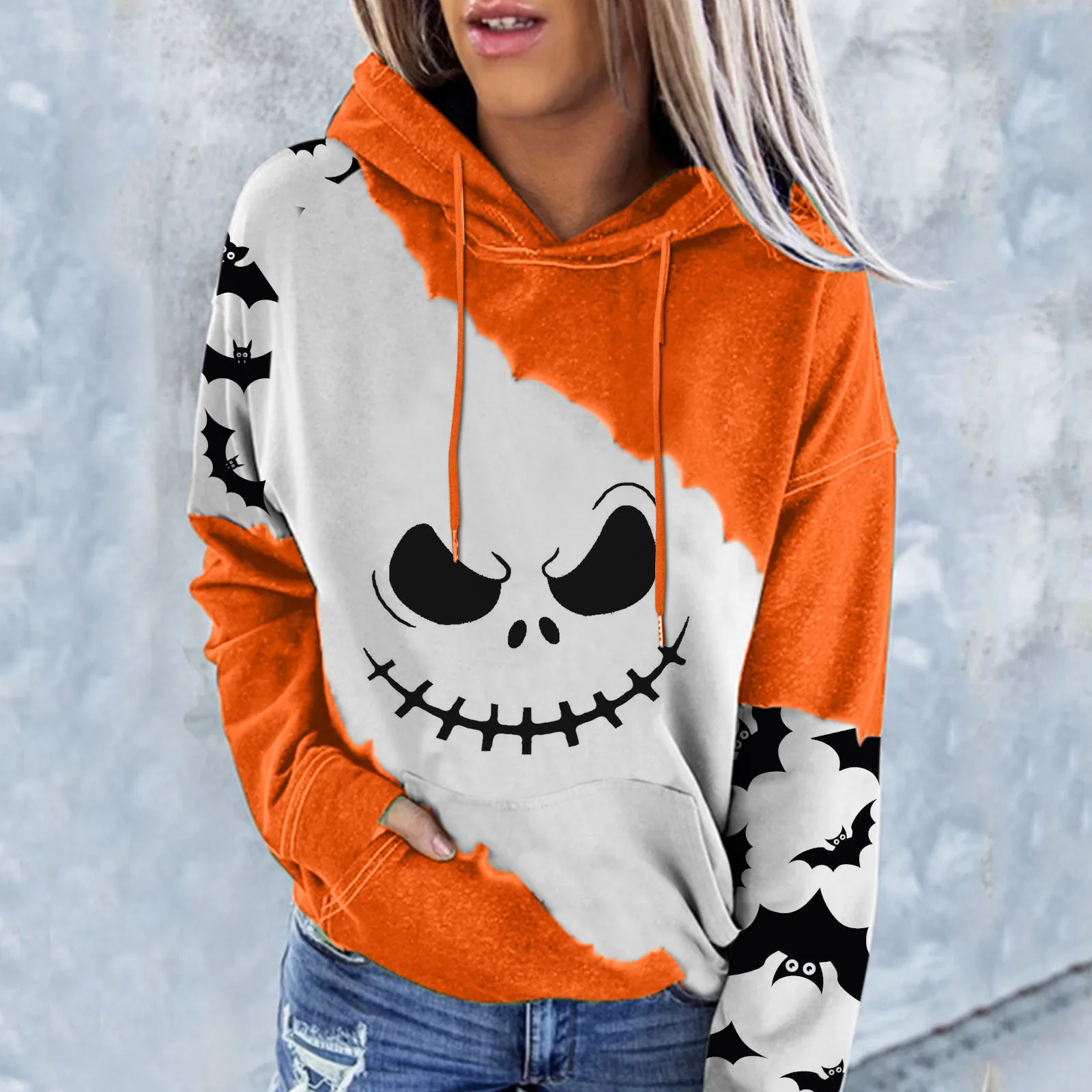 Halloween Pumpkin Print Hoodie Long Sleeve Drawstring Pullover Tops Chocolate Hoodie Workout Shirt Women Sweat Shirt Sets Women
Halloween Pumpkin Print Hoodie Long Sleeve Drawstring Pullover Tops Chocolate Hoodie Workout Shirt Women Sweat Shirt Sets Women