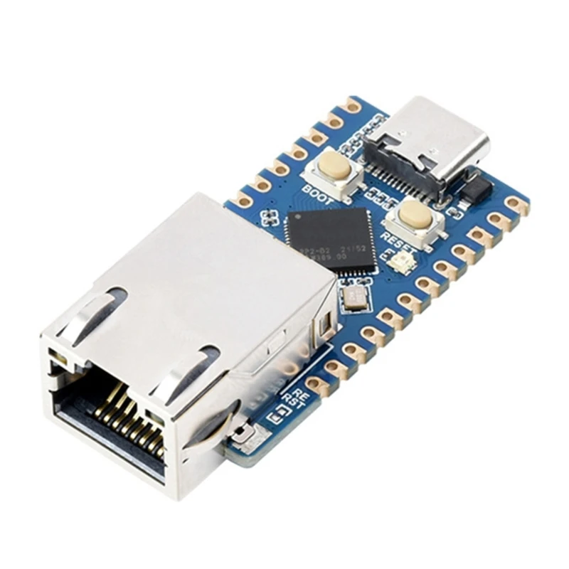 

ABCD Mini RP2040-ETH Raspberry Pi Microcontroller Development Board for Developers Built-in 264KB-SRAM 4MB Onboards Flash