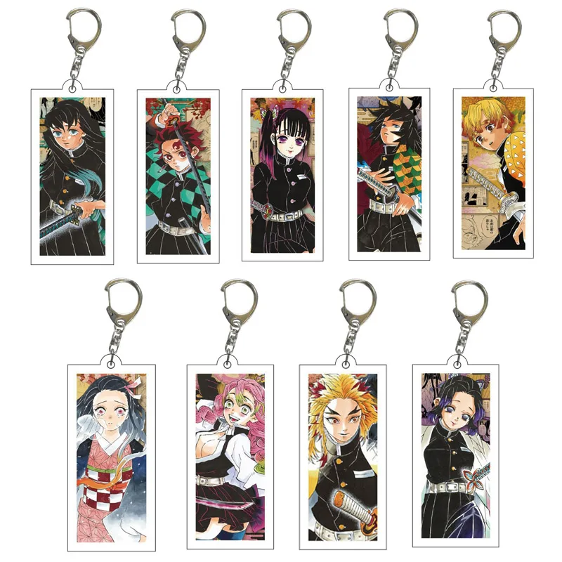 Demon Slayer Original Key Chain Ring Double Side Transparent Acrylic Q Version Car Keychains Jewelry Commic Con Fans Souvenir
Demon Slayer Original Key Chain Ring Double Side Transparent Acrylic Q Version Car Keychains Jewelry Commic Con Fans Souvenir
