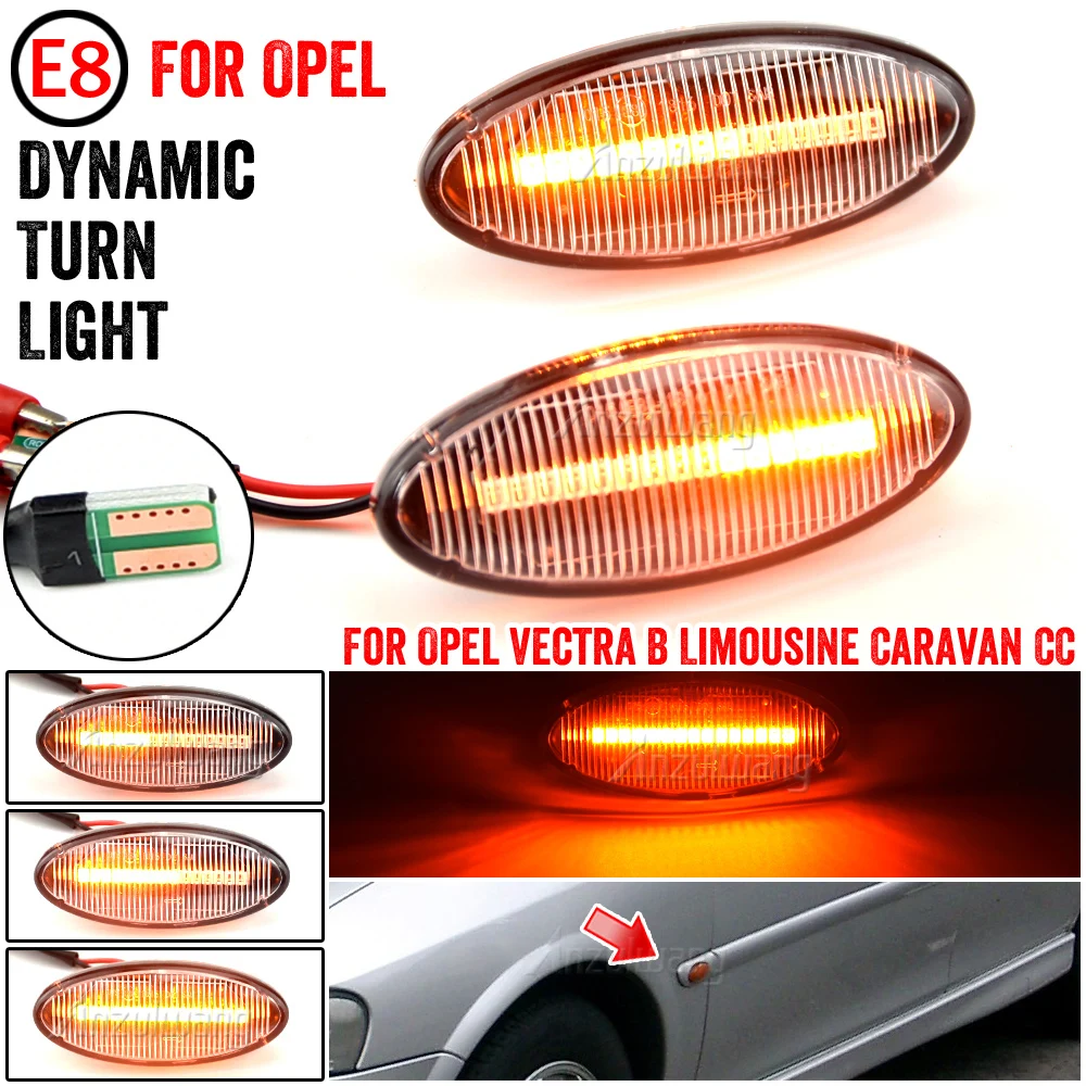 2Pcs Dynamic LED Side Marker Light Turn Signal Lamp For Opel/Vauxhall Vectra B MK1 1995 1996 1997 1998 1999 2000 2001 2002 2003
2Pcs Dynamic LED Side Marker Light Turn Signal Lamp For Opel/Vauxhall Vectra B MK1 1995 1996 1997 1998 1999 2000 2001 2002 2003
