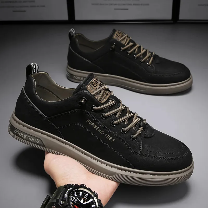 Shoes Men New Men's Fashion Casual Leather Shoes Non-slip Wear-resistant Sports Shoes Comfortable Flat Slip-on Casual Shoes
Shoes Men New Men's Fashion Casual Leather Shoes Non-slip Wear-resistant Sports Shoes Comfortable Flat Slip-on Casual Shoes