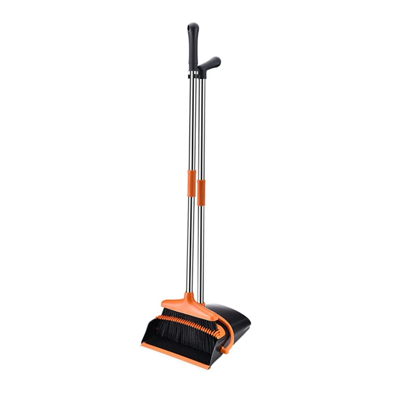 Broom And Dustpan Set Bristles Upright Stand Up Light Weight Long Handle Broom Comb Indoor Outdoor For Home Kitchen
Broom And Dustpan Set Bristles Upright Stand Up Light Weight Long Handle Broom Comb Indoor Outdoor For Home Kitchen