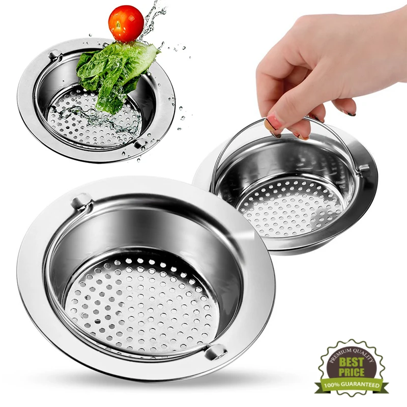 Stainless Steel Sink Strainer Waste Disposer Outfall Strainer Sink Filter Hair Sewer Outfall Kitchen Accessories Kitchen Tool
Stainless Steel Sink Strainer Waste Disposer Outfall Strainer Sink Filter Hair Sewer Outfall Kitchen Accessories Kitchen Tool