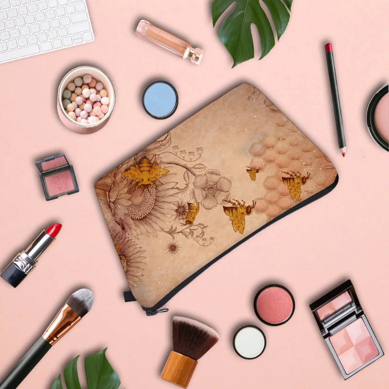Kawaii Cartoon Bee Cosmetic Bags Waterproof Large Capacity Storage Bag Cosmetic Key Card Holder Woman Outdoor Makeup Bag
Kawaii Cartoon Bee Cosmetic Bags Waterproof Large Capacity Storage Bag Cosmetic Key Card Holder Woman Outdoor Makeup Bag