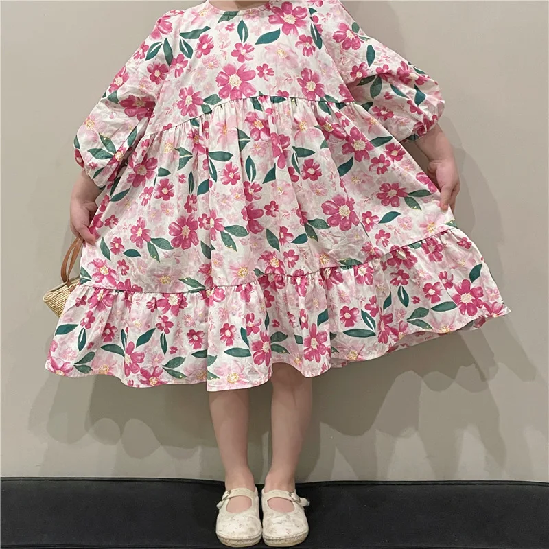 Girls Floral Dress Children 2023 New Spring Clothing Fashion Kids Princess Dress
Girls Floral Dress Children 2023 New Spring Clothing Fashion Kids Princess Dress