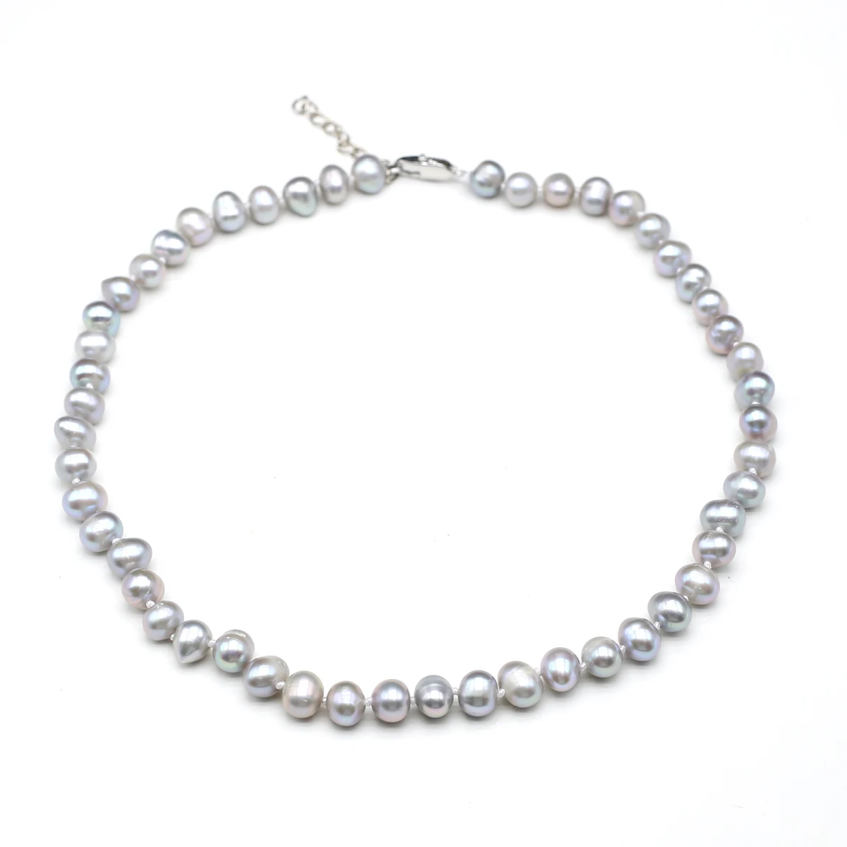 Natural Pearl Bead Necklace Irregular Grey Cultured Freshwater Pearl Beaded Charms for Jewelry Party Gift
Natural Pearl Bead Necklace Irregular Grey Cultured Freshwater Pearl Beaded Charms for Jewelry Party Gift
