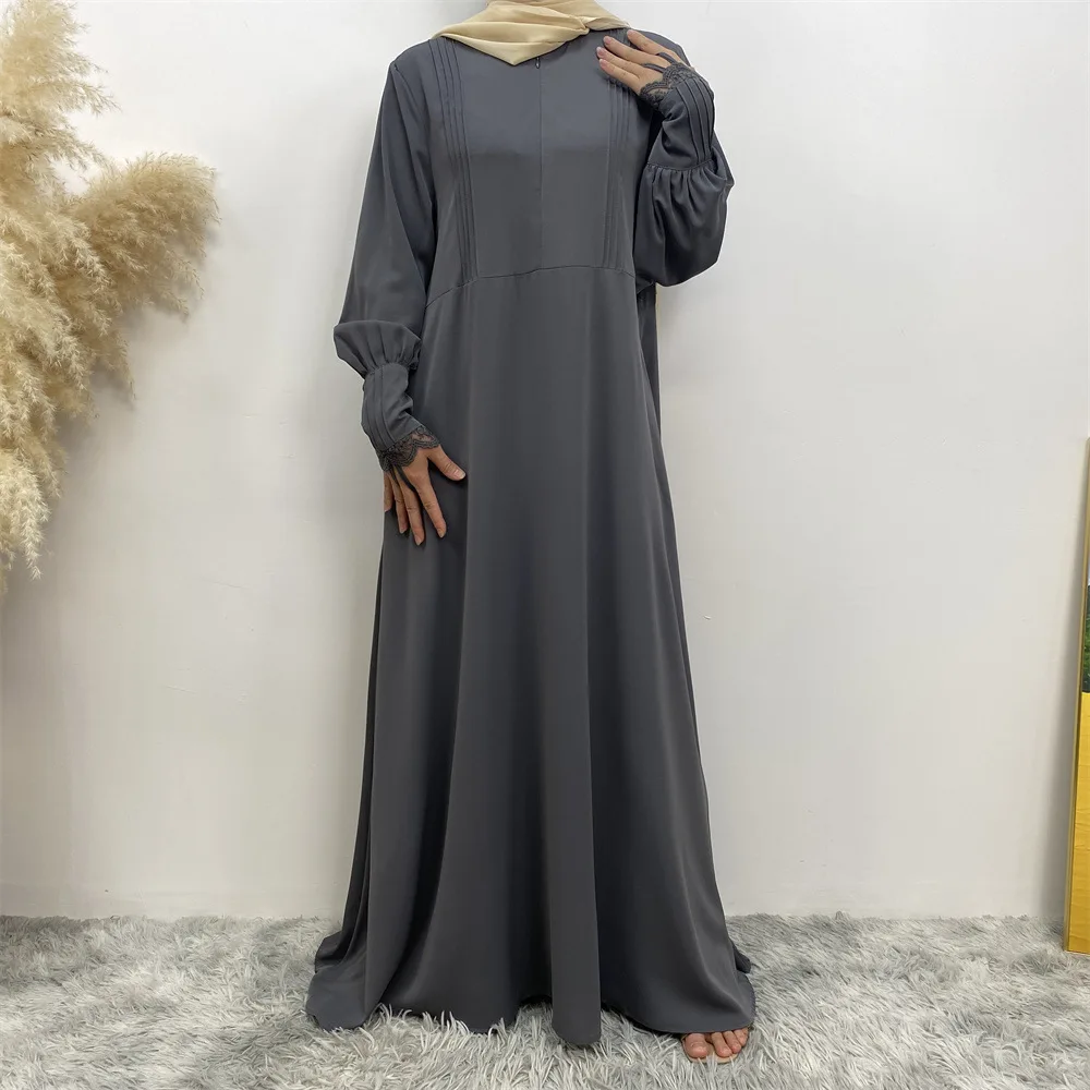 Abaya Dubai Musulman De Mode Hijab Lace Sleeve Dress Turkey Kaftan Islam Clothing Muslim Women Modest Robe Caftan Marocain Eid
Abaya Dubai Musulman De Mode Hijab Lace Sleeve Dress Turkey Kaftan Islam Clothing Muslim Women Modest Robe Caftan Marocain Eid
