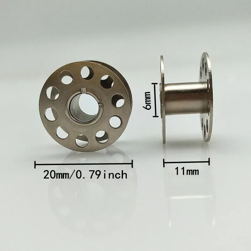 Stainless Steel Metal Bobbins Spool Sewing Craft Tools Sewing Machine Bobbins Spool for Brother Singer AA8269-1
Stainless Steel Metal Bobbins Spool Sewing Craft Tools Sewing Machine Bobbins Spool for Brother Singer AA8269-1