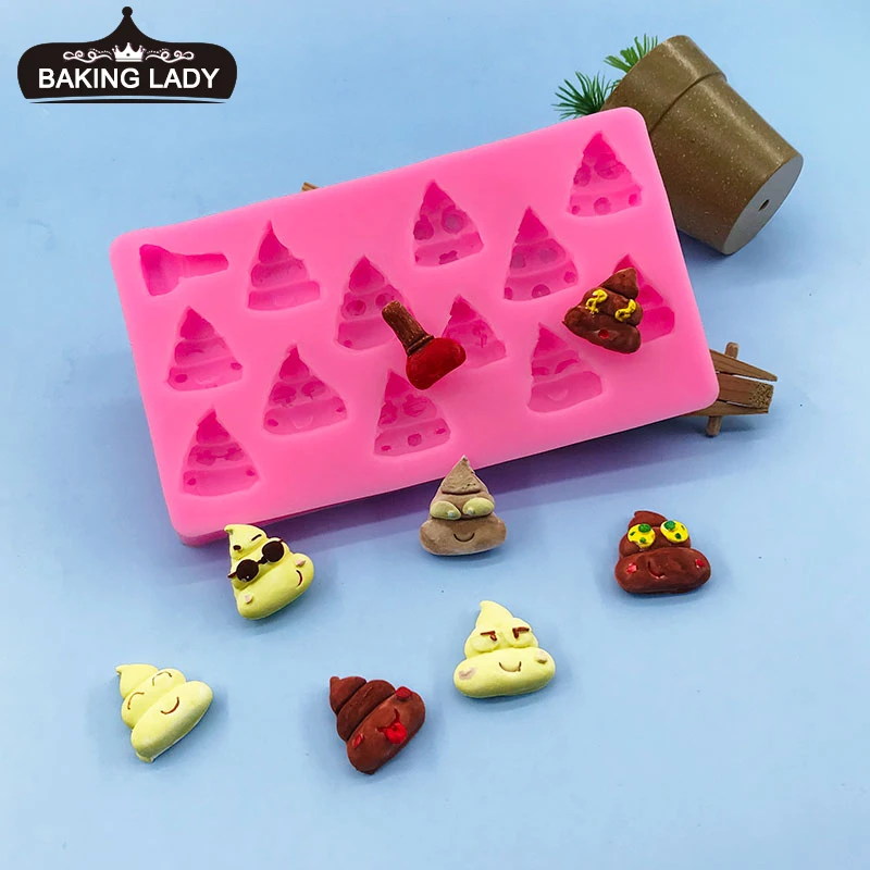 A variety of expressions poop toilet plug silicone mold cake decoration mold small biscuit baking tool ice tray mold
A variety of expressions poop toilet plug silicone mold cake decoration mold small biscuit baking tool ice tray mold