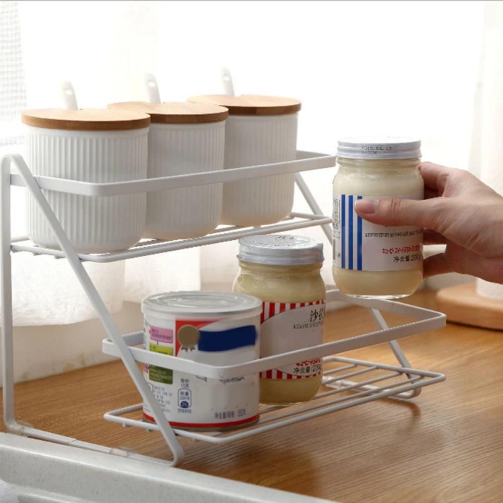 1pcs Kitchen Storage Shelf Bracket Storage Rack Spice Jar Rack Cabinet Shelf Home Kitchen Countertop Shelf Organizer Supplies
1pcs Kitchen Storage Shelf Bracket Storage Rack Spice Jar Rack Cabinet Shelf Home Kitchen Countertop Shelf Organizer Supplies