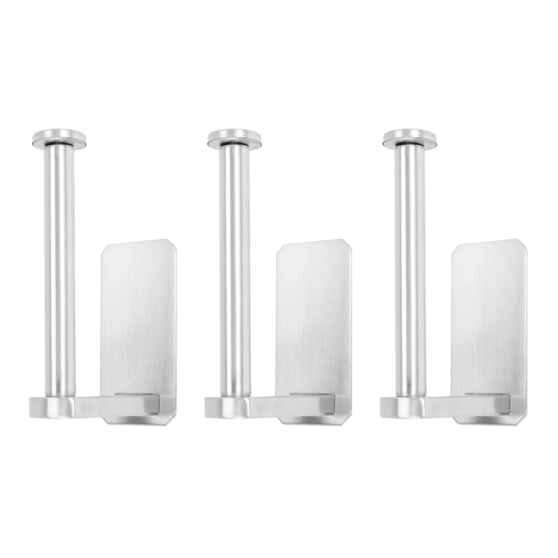 3X Self Adhesive Toilet Paper Holder SUS Stainless Steel No Drilling Bathroom Kitchen Tissue Paper Roll Towel Holder
3X Self Adhesive Toilet Paper Holder SUS Stainless Steel No Drilling Bathroom Kitchen Tissue Paper Roll Towel Holder